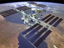 Bild 20: Die solarbetriebene ISS (Quelle="http://www.nasa.gov")