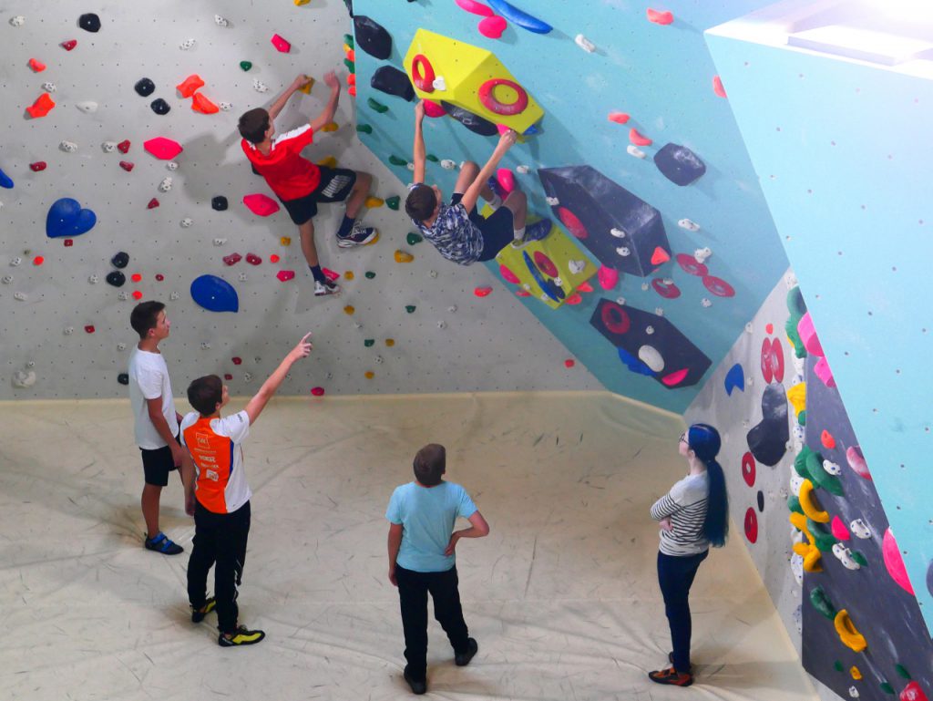 Gemeinsames Bouldern